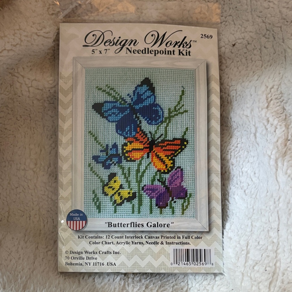 Butterflies Galore Needlepoint Kit